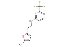 N-[2-(5-methyl-2-furyl)ethyl]-2-(trifluoromethyl)pyrimidin-4-amine