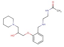 N-[2-({2-[2-hydroxy-3-(1-piperidinyl)propoxy]benzyl}amino)ethyl]acetamide