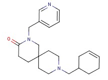 9-(3-cyclohexen-1-ylmethyl)-2-(3-pyridinylmethyl)-2,9-diazaspiro[5.5]undecan-3-one
