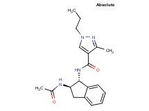 N-[(1R,2R)-2-(acetylamino)-2,3-dihydro-1H-inden-1-yl]-3-methyl-1-propyl-1H-pyrazole-4-carboxamide