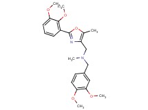 (3,4-dimethoxybenzyl){[2-(2,3-dimethoxyphenyl)-5-methyl-1,3-oxazol-4-yl]methyl}methylamine