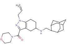 N-(2-adamantylmethyl)-1-allyl-3-(4-morpholinylcarbonyl)-4,5,6,7-tetrahydro-1H-indazol-5-amine
