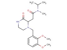2-[1-(2,3-dimethoxybenzyl)-3-oxo-2-piperazinyl]-N-isopropyl-N-methylacetamide