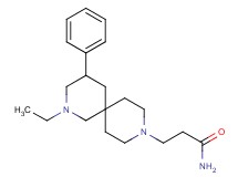3-(2-ethyl-4-phenyl-2,9-diazaspiro[5.5]undec-9-yl)propanamide