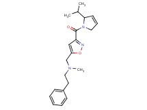 ({3-[(2-isopropyl-2,5-dihydro-1H-pyrrol-1-yl)carbonyl]isoxazol-5-yl}methyl)methyl(2-phenylethyl)amine