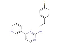 N-[2-(4-fluorophenyl)ethyl]-4-(3-pyridinyl)-2-pyrimidinamine