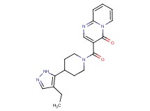 3-{[4-(4-ethyl-1H-pyrazol-5-yl)piperidin-1-yl]carbonyl}-4H-pyrido[1,2-a]pyrimidin-4-one