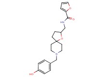 N-{[8-(4-hydroxybenzyl)-1-oxa-8-azaspiro[4.5]dec-2-yl]methyl}-2-furamide