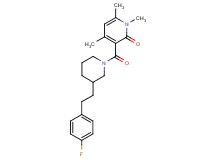 3-({3-[2-(4-fluorophenyl)ethyl]-1-piperidinyl}carbonyl)-1,4,6-trimethyl-2(1H)-pyridinone