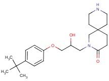 2-[3-(4-tert-butylphenoxy)-2-hydroxypropyl]-2,9-diazaspiro[5.5]undecan-3-one