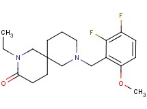 8-(2,3-difluoro-6-methoxybenzyl)-2-ethyl-2,8-diazaspiro[5.5]undecan-3-one