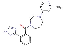 1-(2-methyl-4-pyridinyl)-4-[2-(1H-1,2,4-triazol-3-yl)benzoyl]-1,4-diazepane