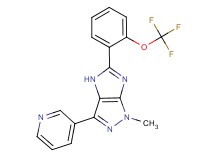 1-methyl-3-pyridin-3-yl-5-[2-(trifluoromethoxy)phenyl]-1,4-dihydroimidazo[4,5-c]pyrazole