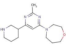 4-(2-methyl-6-piperidin-3-ylpyrimidin-4-yl)-1,4-oxazepane