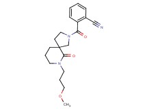 2-{[7-(3-methoxypropyl)-6-oxo-2,7-diazaspiro[4.5]dec-2-yl]carbonyl}benzonitrile