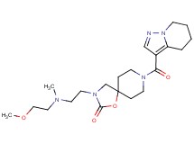 3-{2-[(2-methoxyethyl)(methyl)amino]ethyl}-8-(4,5,6,7-tetrahydropyrazolo[1,5-a]pyridin-3-ylcarbonyl)-1-oxa-3,8-diazaspiro[4.5]decan-2-one