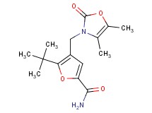 5-tert-butyl-4-[(4,5-dimethyl-2-oxo-1,3-oxazol-3(2H)-yl)methyl]-2-furamide