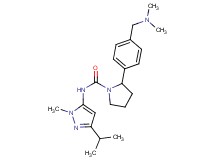 2-{4-[(dimethylamino)methyl]phenyl}-N-(3-isopropyl-1-methyl-1H-pyrazol-5-yl)pyrrolidine-1-carboxamide