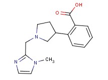 2-{1-[(1-methyl-1H-imidazol-2-yl)methyl]-3-pyrrolidinyl}benzoic acid