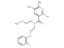 N-[2-(2-fluorophenoxy)ethyl]-2-hydroxy-N-(2-methoxyethyl)-5,6-dimethylnicotinamide
