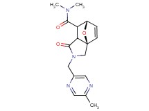 (3aR*,6S*)-N,N-dimethyl-2-[(5-methylpyrazin-2-yl)methyl]-1-oxo-1,2,3,6,7,7a-hexahydro-3a,6-epoxyisoindole-7-carboxamide