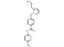 N-(6-methylpyridazin-3-yl)-4-[(2-propyl-2,5-dihydro-1H-pyrrol-1-yl)methyl]benzamide