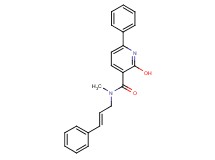 2-hydroxy-N-methyl-6-phenyl-N-[(2E)-3-phenyl-2-propen-1-yl]nicotinamide