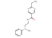 2-ethyl-N-{2-[methyl(phenyl)amino]ethyl}pyrimidine-5-carboxamide