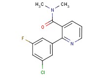 2-(3-chloro-5-fluorophenyl)-N,N-dimethylnicotinamide
