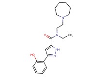 N-(2-azepan-1-ylethyl)-N-ethyl-3-(2-hydroxyphenyl)-1H-pyrazole-5-carboxamide