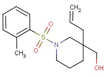 {3-allyl-1-[(2-methylphenyl)sulfonyl]-3-piperidinyl}methanol