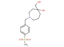 4-(hydroxymethyl)-1-[4-(methylsulfonyl)benzyl]-4-azepanol