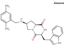 (3S,7S,8aS)-7-[(2,5-dimethylbenzyl)amino]-3-(1H-indol-3-ylmethyl)hexahydropyrrolo[1,2-a]pyrazine-1,4-dione