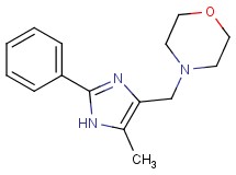 4-[(5-methyl-2-phenyl-1H-imidazol-4-yl)methyl]morpholine bis(trifluoroacetate)