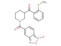 [2-(methylthio)phenyl]{1-[(1-oxido-2,1,3-benzoxadiazol-5-yl)carbonyl]-3-piperidinyl}methanone