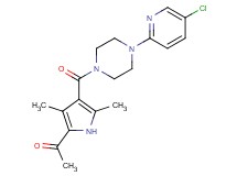 1-(4-{[4-(5-chloro-2-pyridinyl)-1-piperazinyl]carbonyl}-3,5-dimethyl-1H-pyrrol-2-yl)ethanone