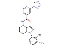 N-[1-(2,3-dimethylphenyl)-4,5,6,7-tetrahydro-1H-indazol-4-yl]-2-(1H-tetrazol-1-yl)isonicotinamide