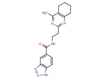 N-[2-(4-methyl-5,6,7,8-tetrahydroquinazolin-2-yl)ethyl]-1H-1,2,3-benzotriazole-5-carboxamide