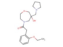 4-[(2-ethoxyphenyl)acetyl]-6-(pyrrolidin-1-ylmethyl)-1,4-oxazepan-6-ol