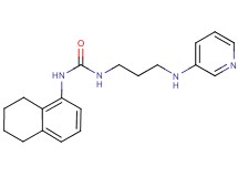 N-[3-(pyridin-3-ylamino)propyl]-N'-(5,6,7,8-tetrahydronaphthalen-1-yl)urea