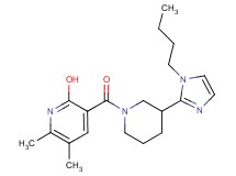 3-{[3-(1-butyl-1H-imidazol-2-yl)-1-piperidinyl]carbonyl}-5,6-dimethyl-2-pyridinol