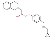 1-(4-{[(cyclopropylmethyl)amino]methyl}phenoxy)-3-(3,4-dihydro-2(1H)-isoquinolinyl)-2-propanol