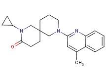 2-cyclopropyl-8-(4-methyl-2-quinolinyl)-2,8-diazaspiro[5.5]undecan-3-one