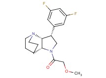 (3R*,3aR*,7aR*)-3-(3,5-difluorophenyl)-1-(methoxyacetyl)octahydro-4,7-ethanopyrrolo[3,2-b]pyridine