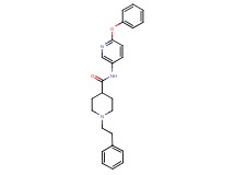 N-(6-phenoxy-3-pyridinyl)-1-(2-phenylethyl)-4-piperidinecarboxamide