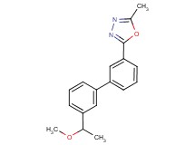 2-[3'-(1-methoxyethyl)biphenyl-3-yl]-5-methyl-1,3,4-oxadiazole