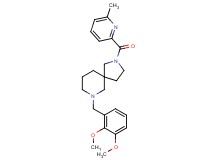 7-(2,3-dimethoxybenzyl)-2-[(6-methyl-2-pyridinyl)carbonyl]-2,7-diazaspiro[4.5]decane
