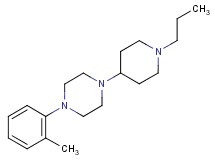 1-(2-methylphenyl)-4-(1-propyl-4-piperidinyl)piperazine