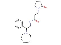 N-(2-azepan-1-yl-2-phenylethyl)-3-(2-oxopyrrolidin-1-yl)propanamide