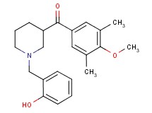 [1-(2-hydroxybenzyl)-3-piperidinyl](4-methoxy-3,5-dimethylphenyl)methanone